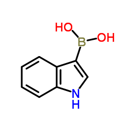 1H-Indol-3-ylboronic acid Structure