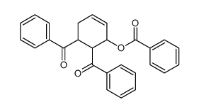 5,6-dibenzoylcyclohex-2-en-1-yl benzoate结构式