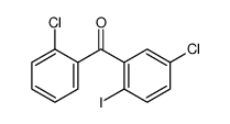 (5-chloro-2-iodophenyl)-(2-chlorophenyl)methanone Structure