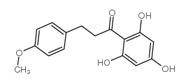 3-(4-甲氧基苯基)-1-(2,4,6-三羟基苯基)丙-1-酮结构式