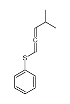 4-methylpenta-1,2-dienylsulfanylbenzene结构式