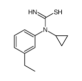 Thiourea, N-cyclopropyl-N-(3-ethylphenyl)- (9CI) Structure