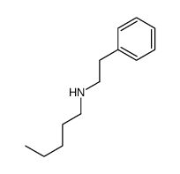 N-(2-phenylethyl)pentan-1-amine Structure