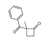 2-benzoyl-2-methylcyclobutan-1-one Structure