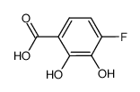 Benzoic acid,4-fluoro-2,3-dihydroxy- structure