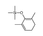 (2,6-dimethylcyclohexa-1,5-dien-1-yl)oxy-trimethylsilane结构式