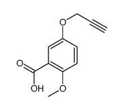 2-methoxy-5-prop-2-ynoxybenzoic acid Structure
