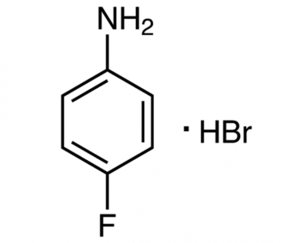 4-氟苯胺氢溴酸盐结构式