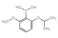 2-异丙氧基-6-甲氧基苯基硼酸结构式
