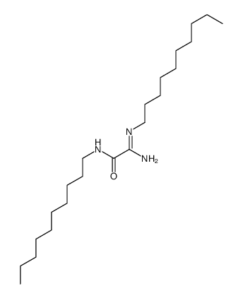 2-amino-N-decyl-2-decyliminoacetamide结构式
