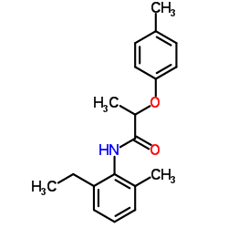 N-(2-Ethyl-6-methylphenyl)-2-(4-methylphenoxy)propanamide Structure