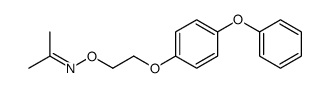 N-[2-(4-phenoxyphenoxy)ethoxy]propan-2-imine结构式