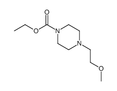 ethyl 4-(2-methoxyethyl)piperazine-1-carboxylate结构式