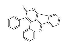 3,4-diphenylindeno[1,2-b]pyran-2,5-dione结构式