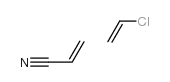 丙烯腈与氯乙烯的共聚物结构式