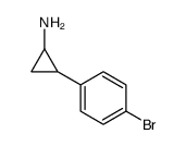 2-(4-溴苯基)环丙胺结构式