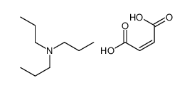 but-2-enedioic acid,N,N-dipropylpropan-1-amine Structure