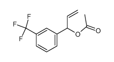 3-(3-trifluoromethylphenyl)-3-propenyl acetate Structure