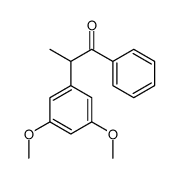 2-(3,5-dimethoxyphenyl)-1-phenylpropan-1-one Structure