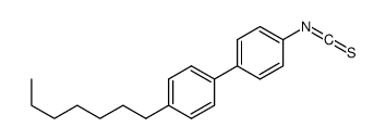 1-heptyl-4-(4-isothiocyanatophenyl)benzene Structure