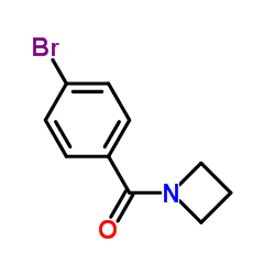 1-Azetidinyl(4-bromophenyl)methanone结构式