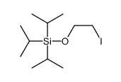2-iodoethoxy-tri(propan-2-yl)silane Structure