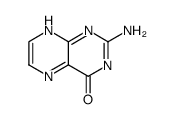 2-AMINO-4-HYDROXYPTERIDINE Structure