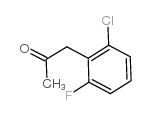 2-氯-6-氟苯基丙酮结构式
