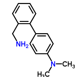 2'-(Aminomethyl)-N,N-dimethyl-4-biphenylamine结构式