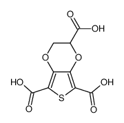 2,3-dihydrothieno[3,4-b][1,4]dioxine-2,5,7-tricarboxylic acid结构式