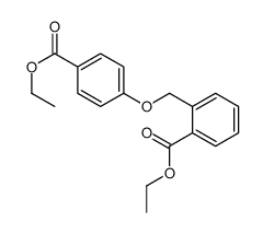ethyl 2-[(4-ethoxycarbonylphenoxy)methyl]benzoate结构式