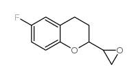 6-Fluoro-3,4-dihydro-2-oxiranyl-2H-1-benzopyran structure