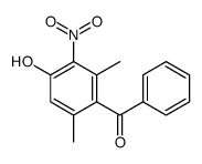 (4-hydroxy-2,6-dimethyl-3-nitrophenyl)-phenylmethanone结构式