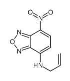 4-nitro-N-prop-2-enyl-2,1,3-benzoxadiazol-7-amine结构式