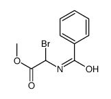 methyl 2-benzamido-2-bromoacetate Structure