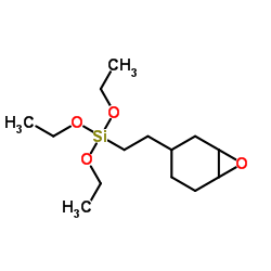 2-(3,4-环氧环己烷基)乙基三乙氧基硅烷结构式