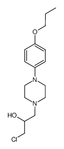 1-chloro-3-(4-(4-propoxyphenyl)piperazin-1-yl)propan-2-ol Structure