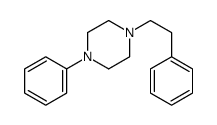 1-Phenethyl-4-phenylpiperazine structure