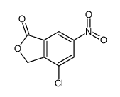 4-氯-6-硝基-1(3h)-异苯并呋喃酮结构式
