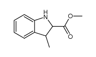 methyl 3-(R/S)-methylindoline-2(R/S)-carboxylate Structure
