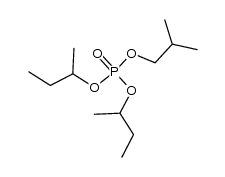 di-sec-butyl isobutyl phosphate结构式
