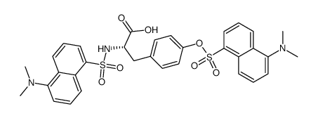 N,O-didansyl-L-tyrosine Structure