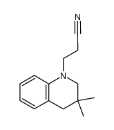 1-(2-cyanoethyl)-3,3-dimethyl-1,2,3,4-tetrahydroquinoline Structure