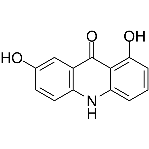 1,7-二羟基吖啶酮结构式