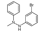 2-(3-bromophenyl)-1-methyl-1-phenylhydrazine Structure