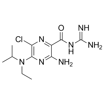 5-(N-乙基-N-异丙基)阿米洛利结构式