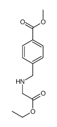 4-(((乙氧基羰基)甲基氨基)甲基)苯甲酸甲酯结构式