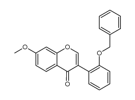 2'-benzyloxy-7-methoxyisoflavone Structure