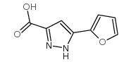 5-(2-呋喃)-1H-吡唑-3-甲酸结构式