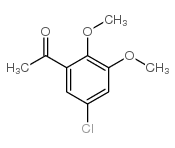 (5-氯-2,3-二甲氧基)苯乙酮结构式